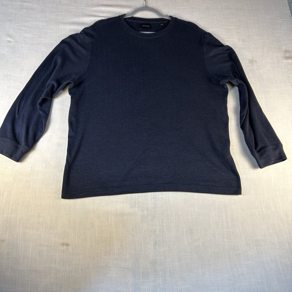 Dunning Golf Sweater Mens Large Blue Crew Neck Pullover‎ Comfy Soft Dress Active